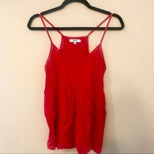 Madewell 1937 Red Babydoll Tank Top